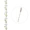 Crystal Lane DIY Glass Garden Pears with Leaf Bead Strand, 14pcs